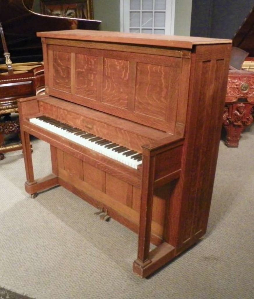 Ludwig Mission Style Upright Piano Antique Piano Shop 3024