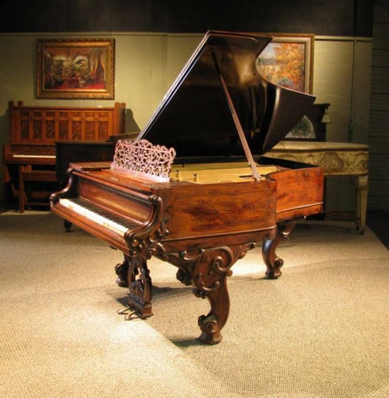 Knabe Victorian Parlor Grand Piano - Antique Piano Shop