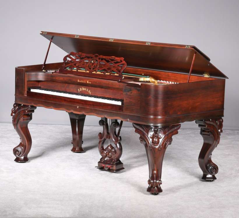 Stodart & Dunham Empire Style Square Grand Piano – Antique Piano Shop