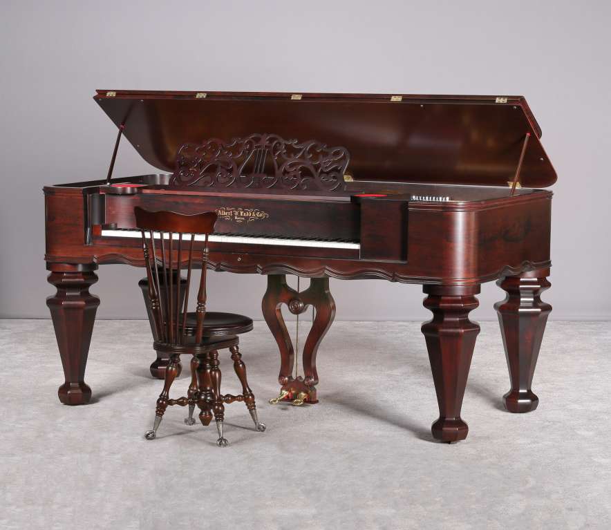 Albert Ladd Victorian Square Grand Piano – Antique Piano Shop