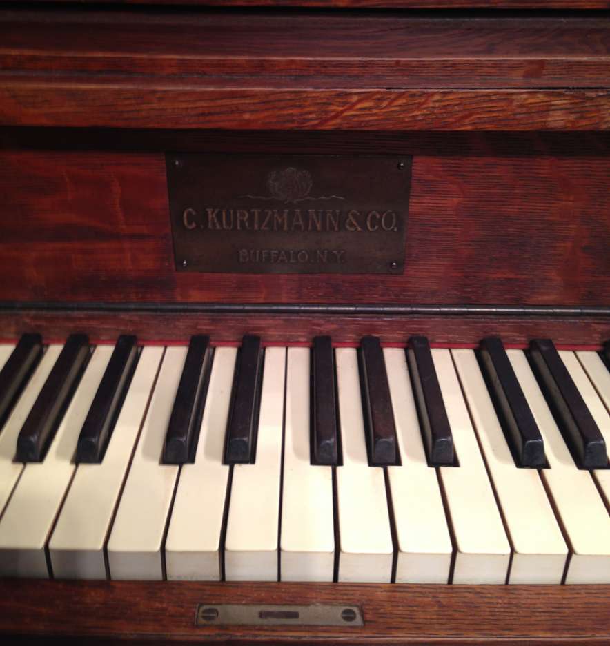 Kurtzmann Arts & Crafts Style Upright Piano - Antique Piano Shop