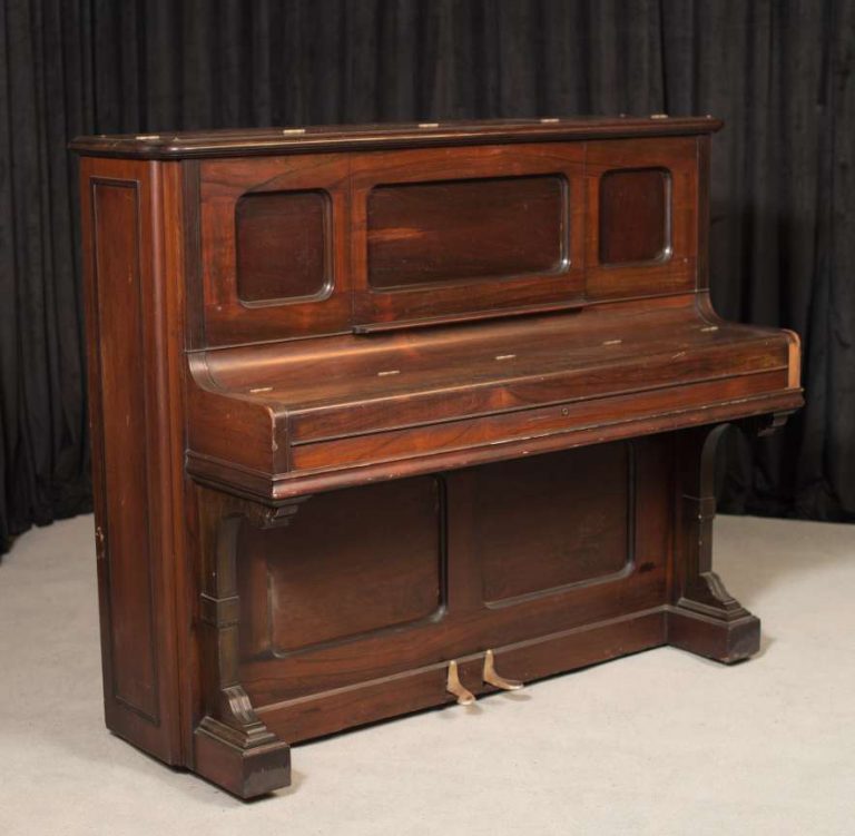 Knabe Rosewood Victorian Upright Piano - Antique Piano Shop