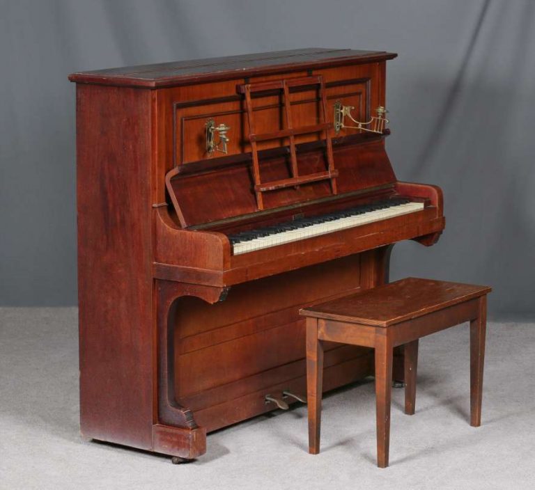 R. Lipps & Sohn Upright Piano – Antique Piano Shop
