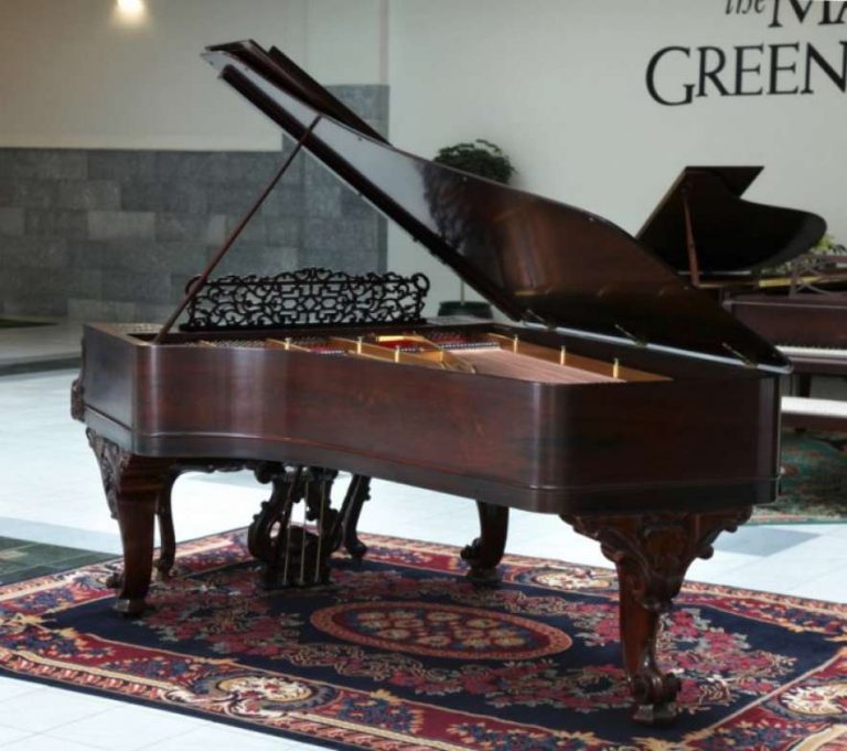 Knabe Rosewood Victorian Concert Grand Piano - Antique Piano Shop