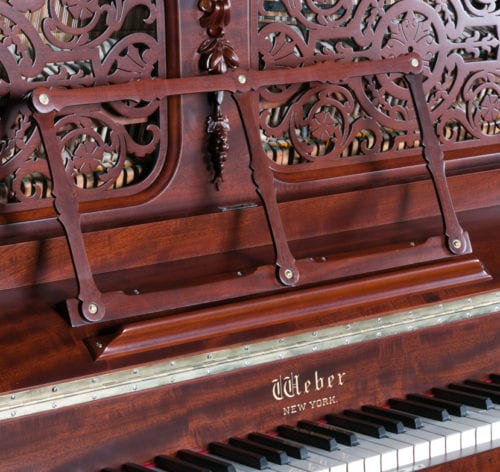 antique weber upright piano