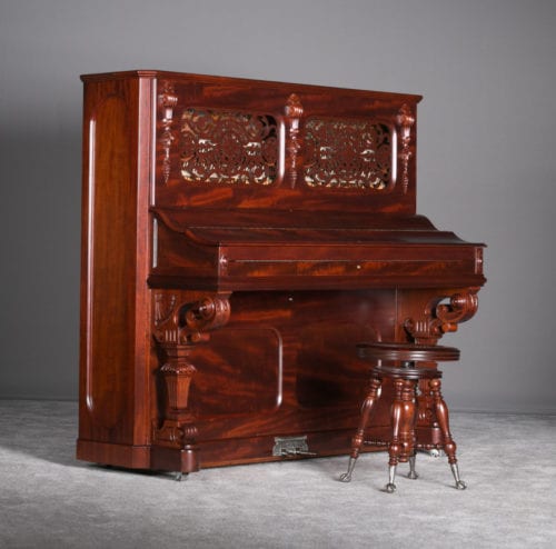 weber upright piano value