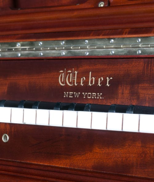 weber upright piano images circa 1900