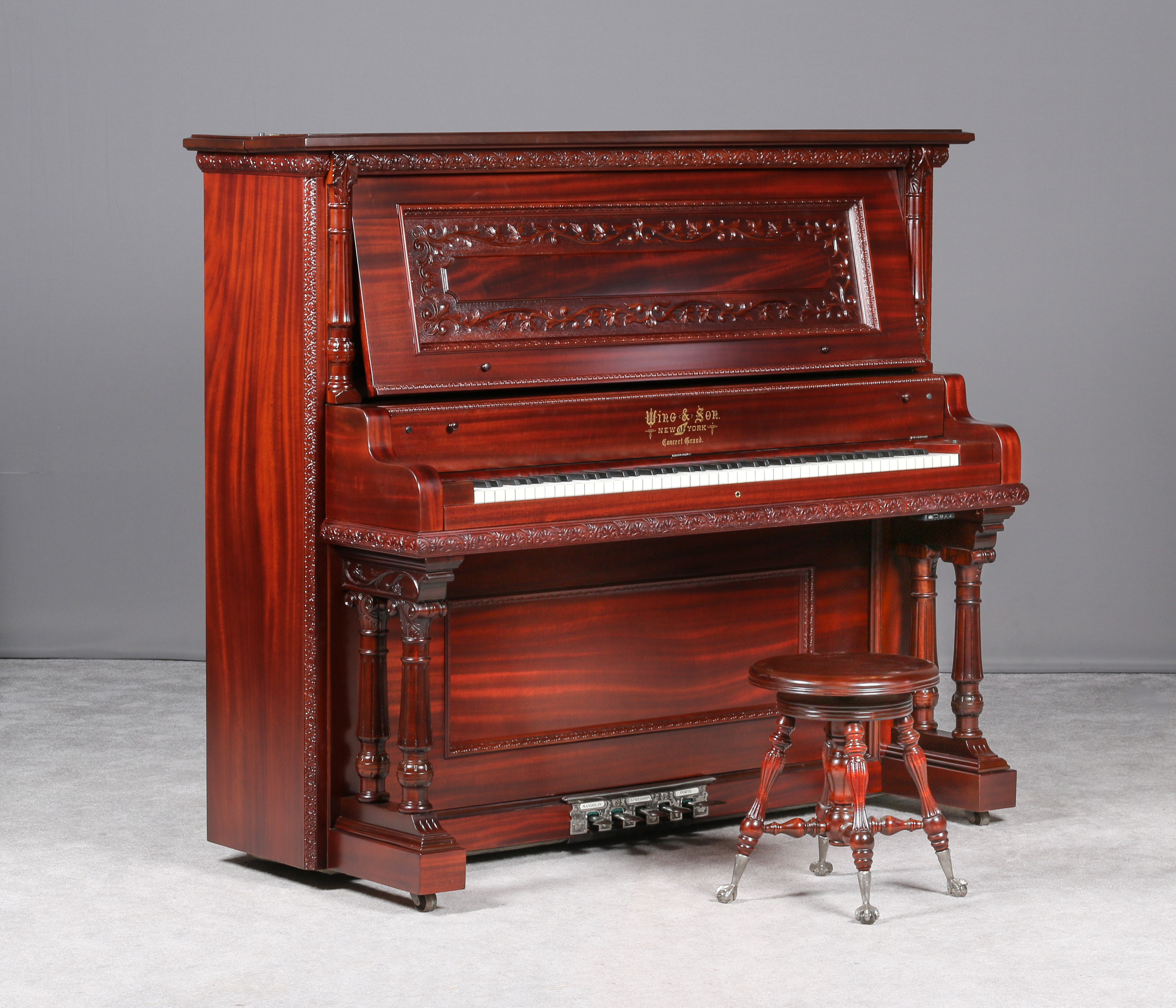 1901 weber upright piano value
