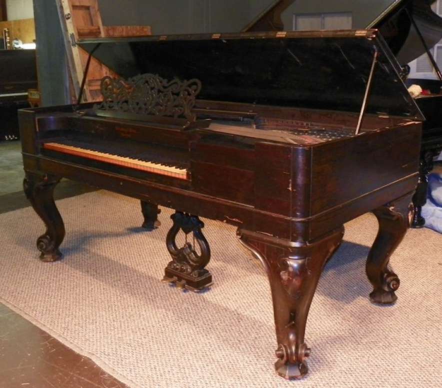 Steinway & Sons Rococo Square Grand Piano - Antique Piano Shop