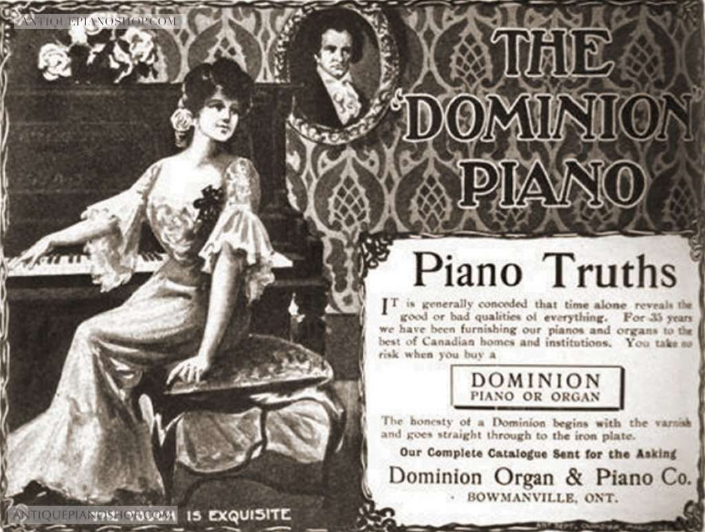 Dominion organ och piano co serienummer