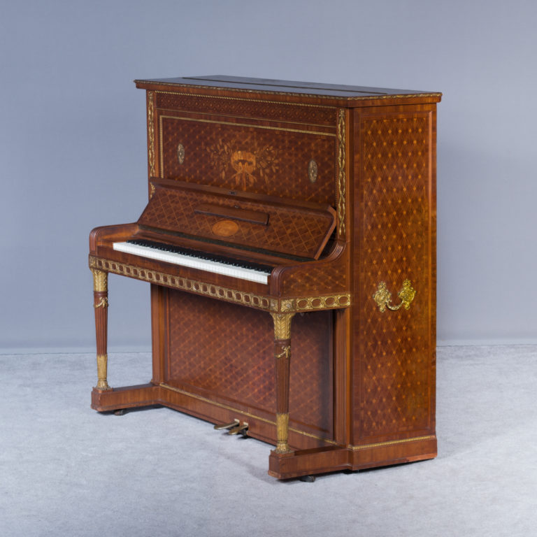 Custom Designed Bluthner Upright Piano - Antique Piano Shop