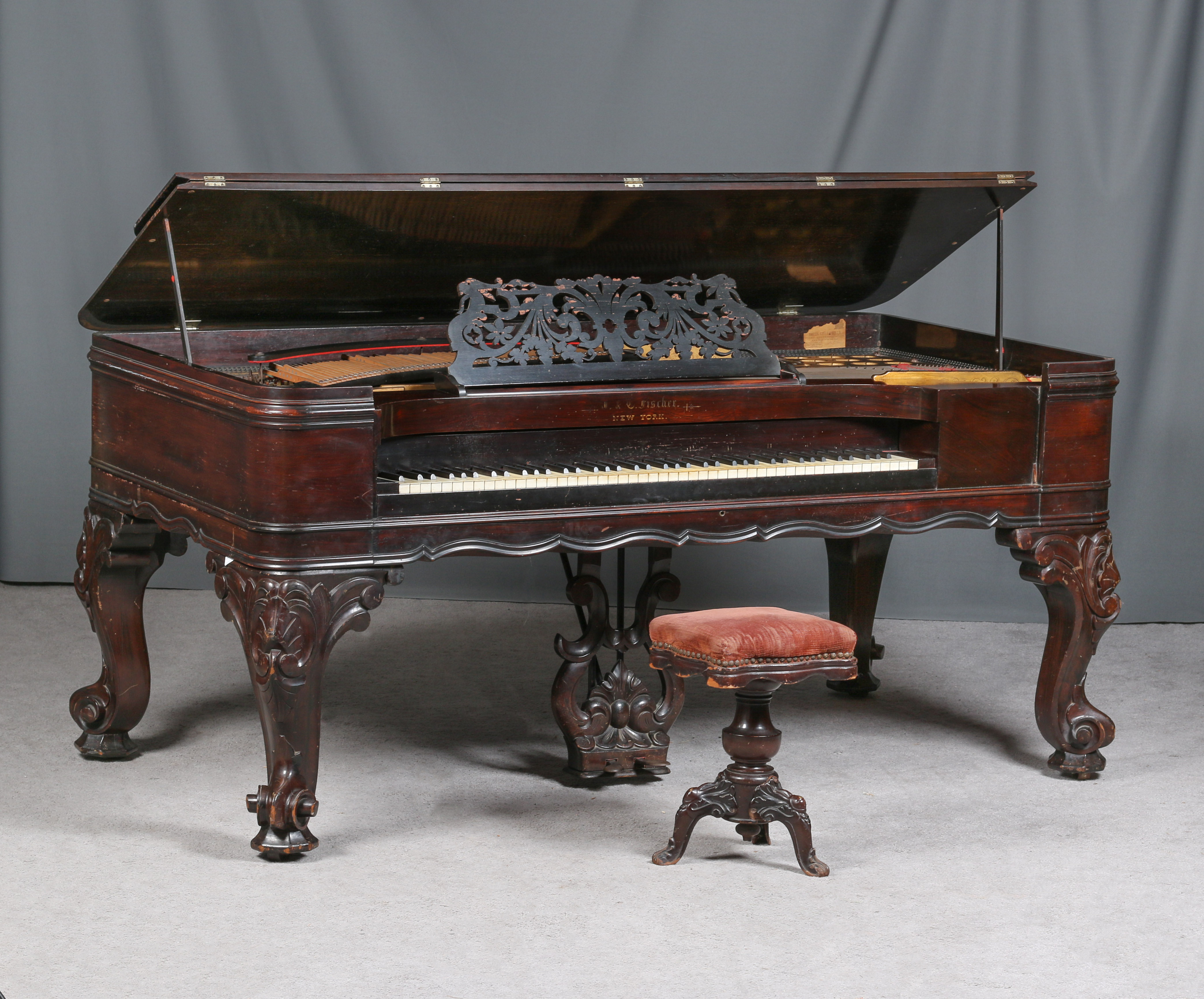 This beautiful antique Square Grand Piano is waiting to be fully restored and purchased to go to a wonderful home.