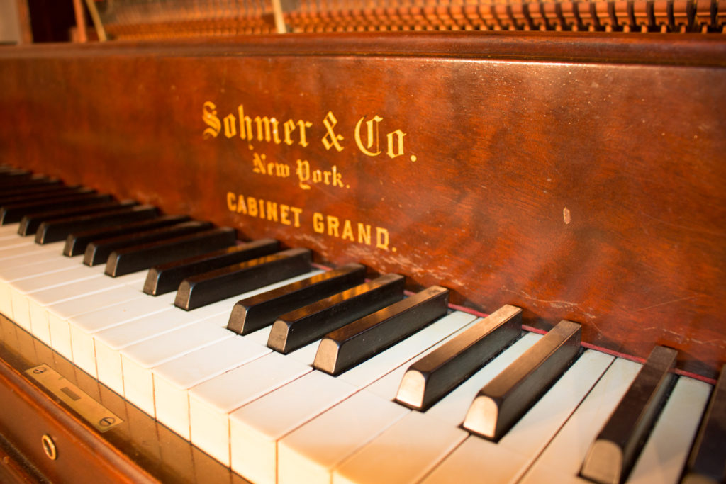 Sohmer Victorian Walnut Upright Piano - Antique Piano Shop