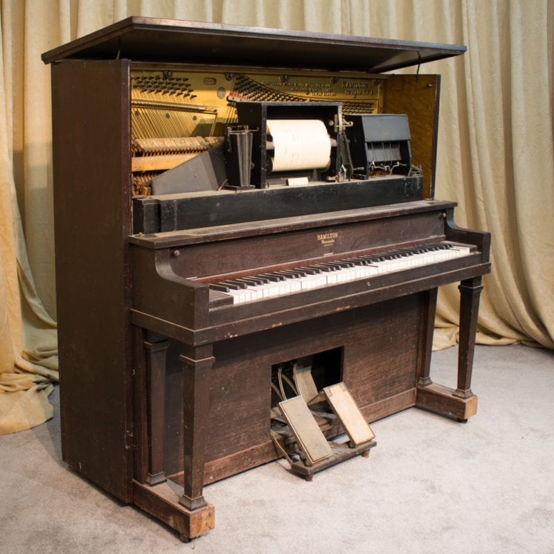 Hamilton Upright Player Piano - Antique Piano Shop