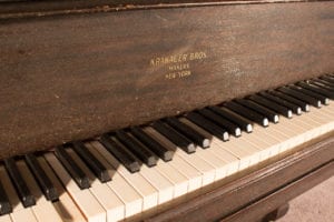 krakauer baby grand piano vintage