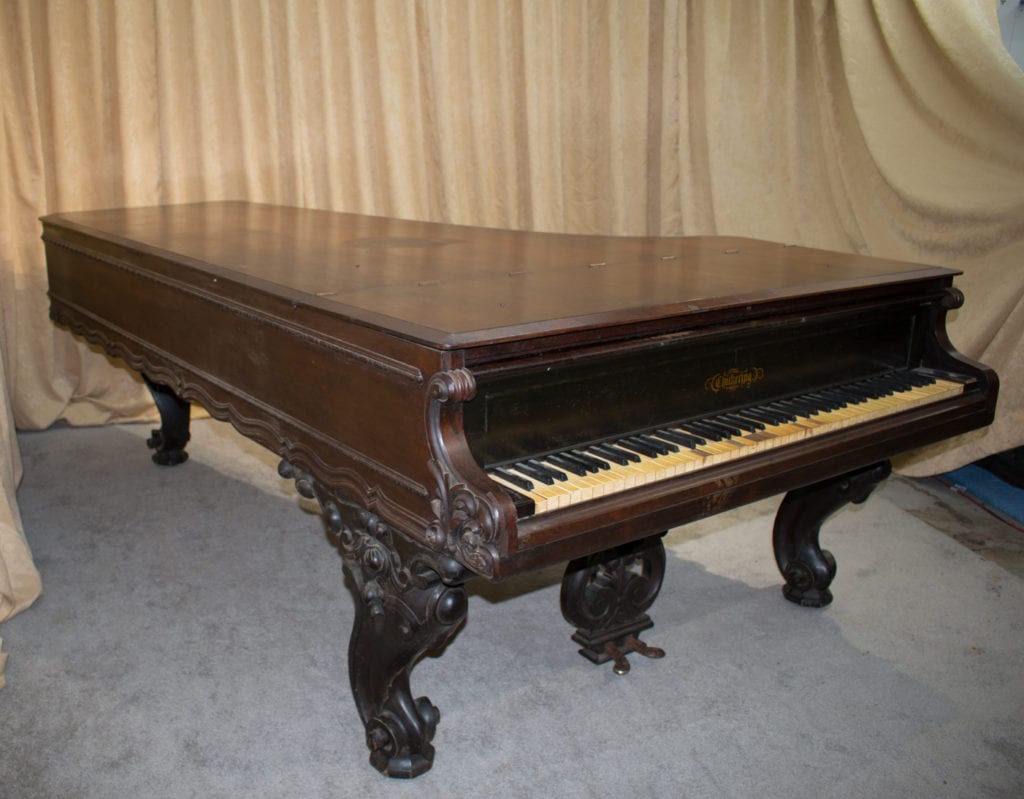 Full-Size Chickering & Sons Concert Grand Piano - Antique Piano Shop